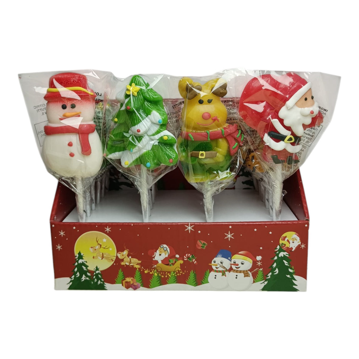 Christmas Lolly Pops 40G #6 Sold Each (Contain Gelatin Not Halal)