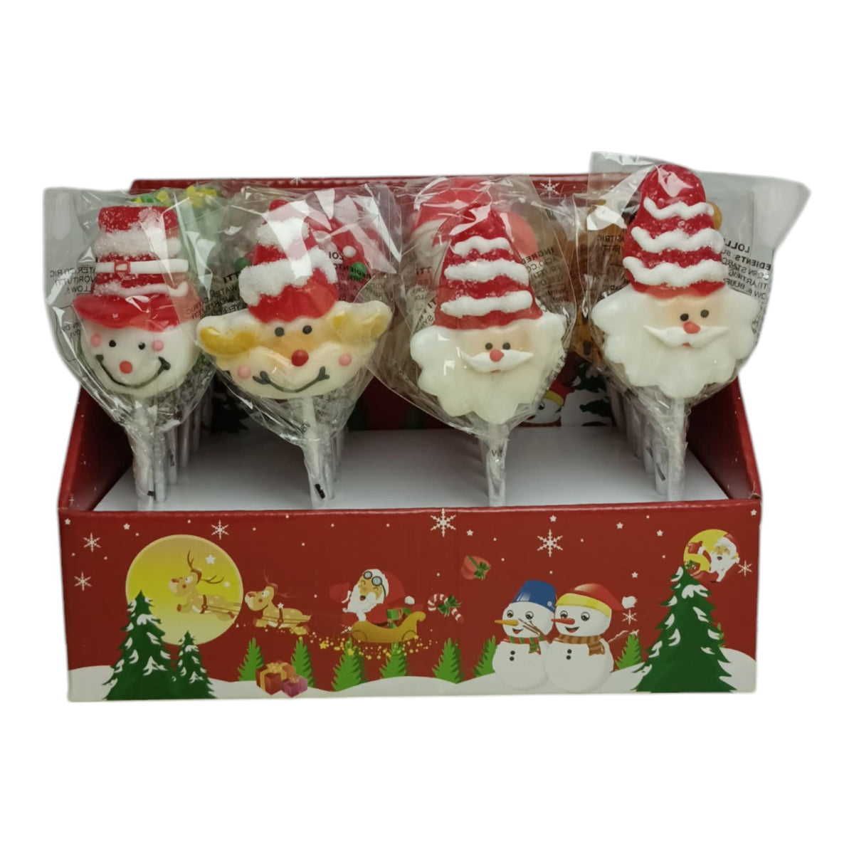 Christmas Lolly Pops 20G #4 Sold Each (Contain Gelatin Not Halal)