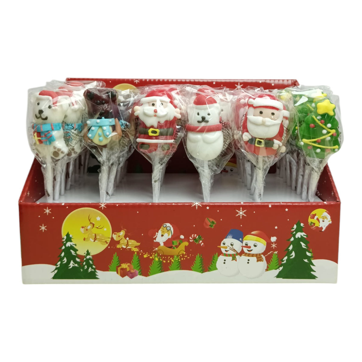 Christmas Lolly Pops 12G #1 Sold Each (Contain Gelatin Not Halal)