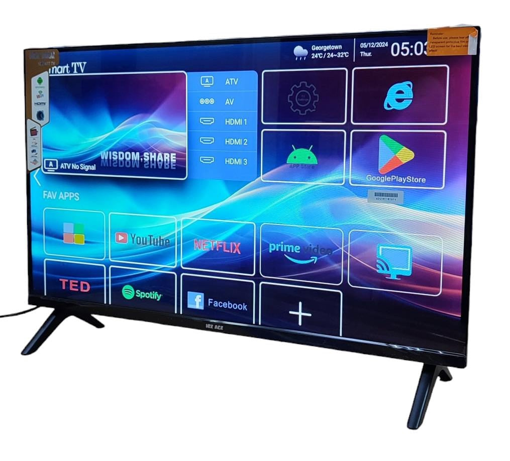 ICE AGE Television 32" IA-32SMT-G Smart LED Metal Back 2 Remote