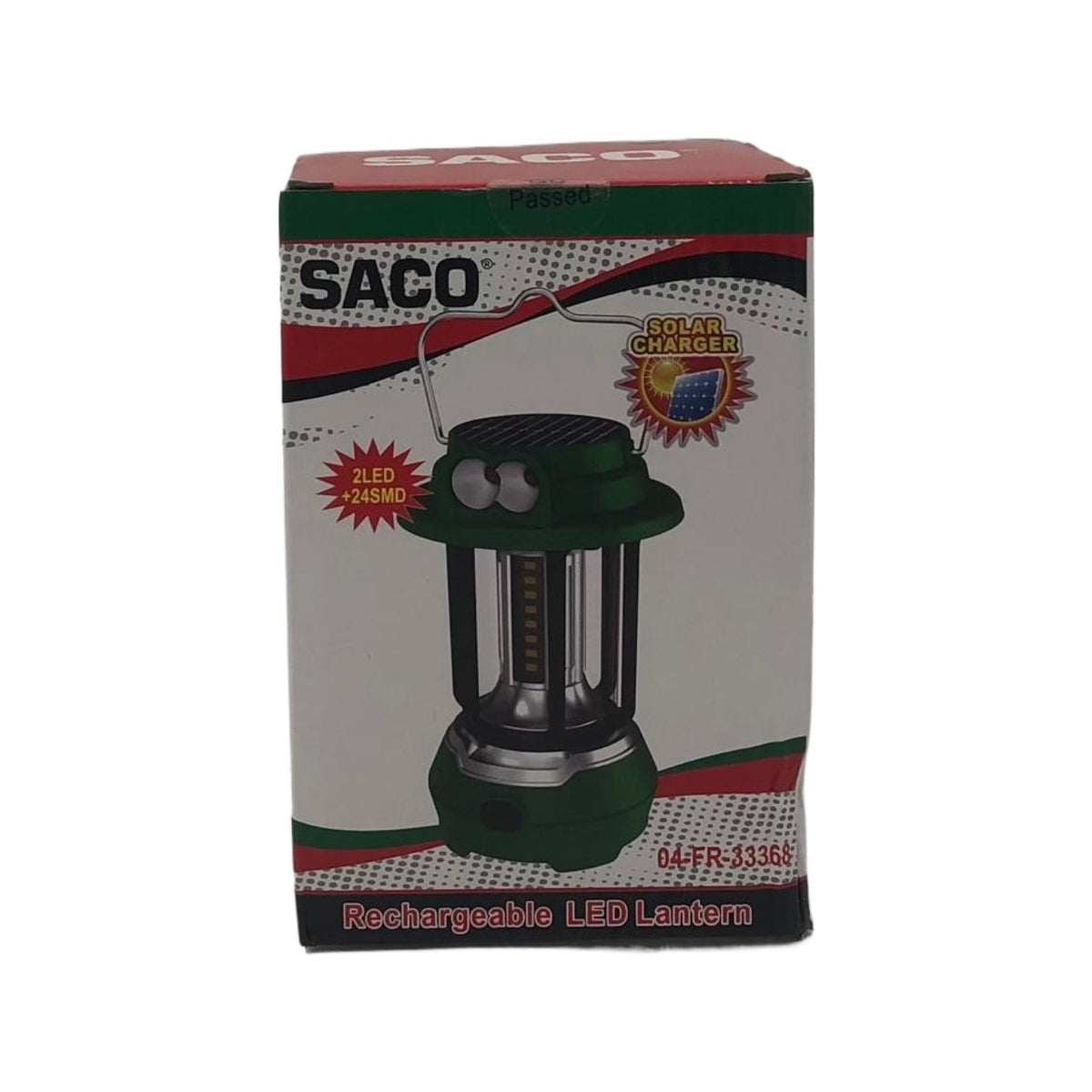 SACO Rechargeable Lamp 04-FR-33368 Lantern