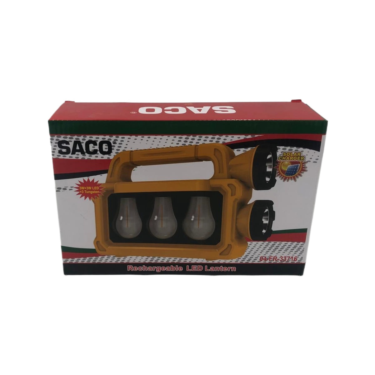 SACO Rechargeable Lamp 04-FR-33716 Lantern