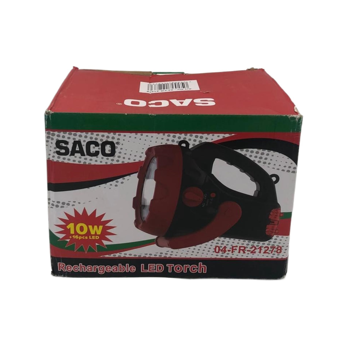 SACO Rechargeable Lamp 04-FR-21278 LED Torch Light
