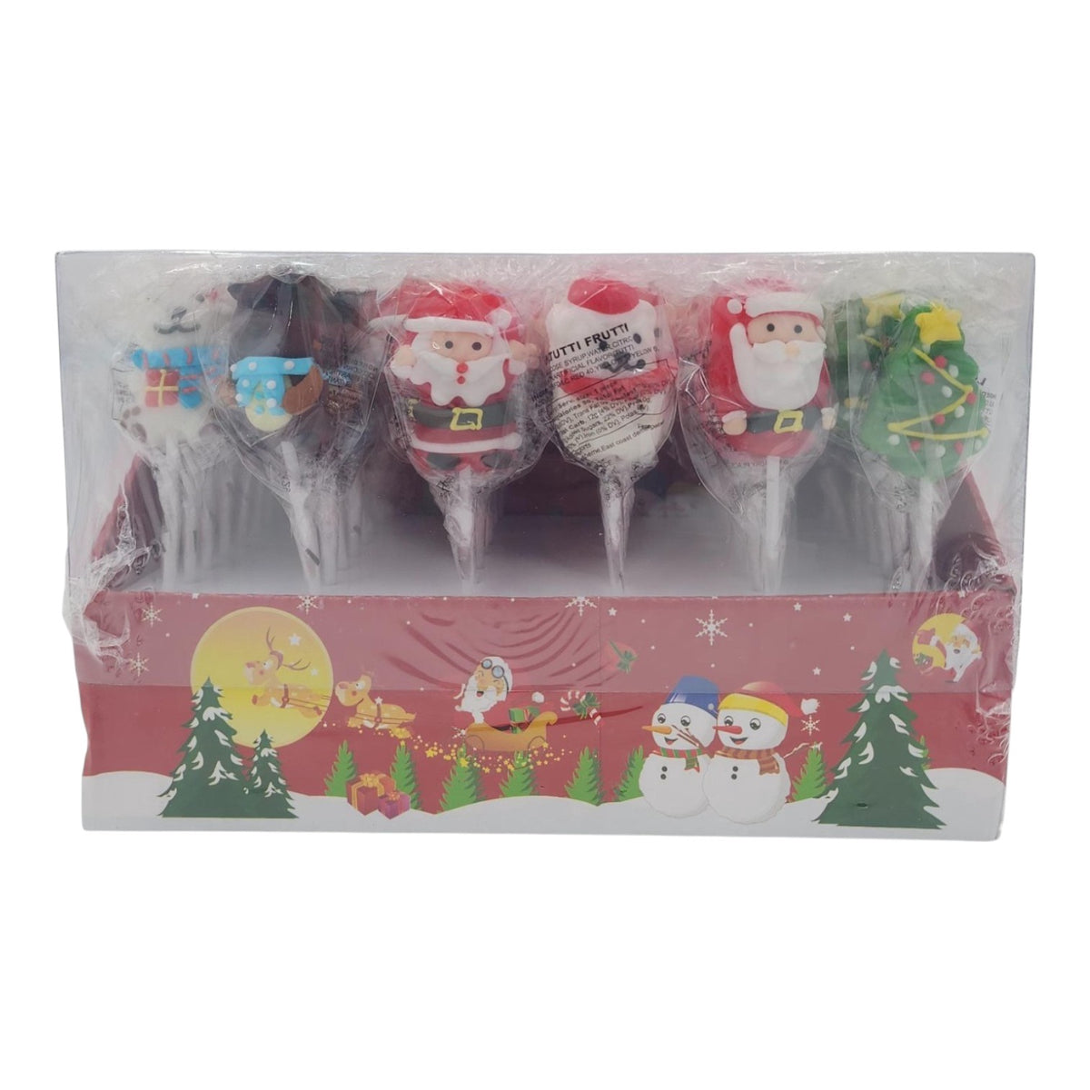 Christmas Lolly Pops 12G #1 Sold Each (Contain Gelatin Not Halal)