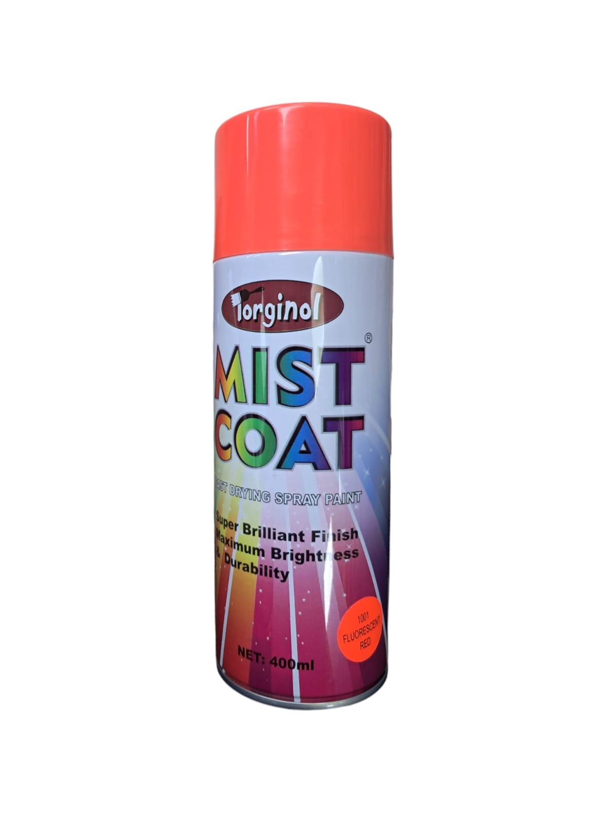 Tin Spray Mist Coat Orange Red 6