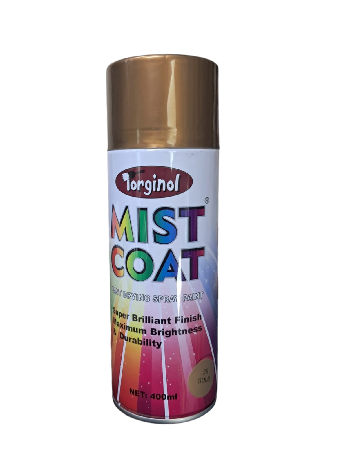 Tin Spray Mist Coat Gold 35