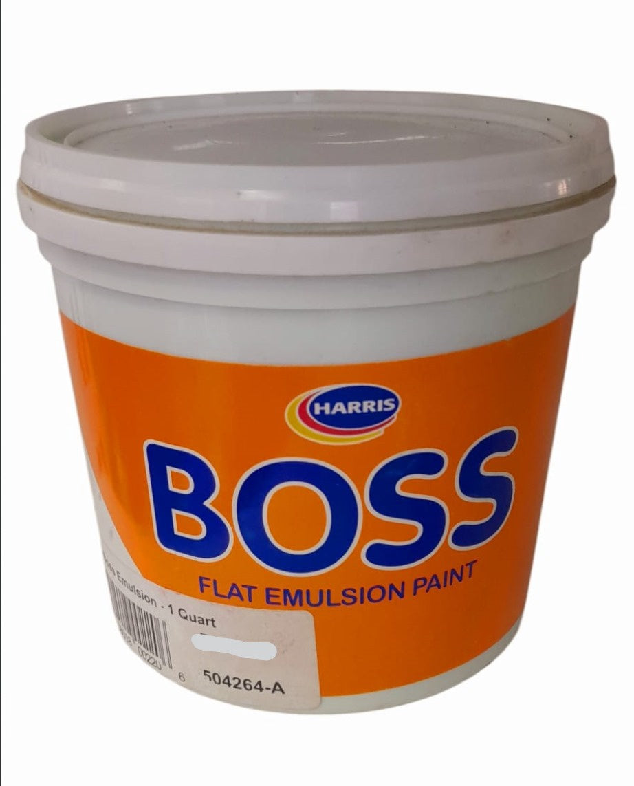 HARRIS Paint Boss 2PT Flat Pearl White