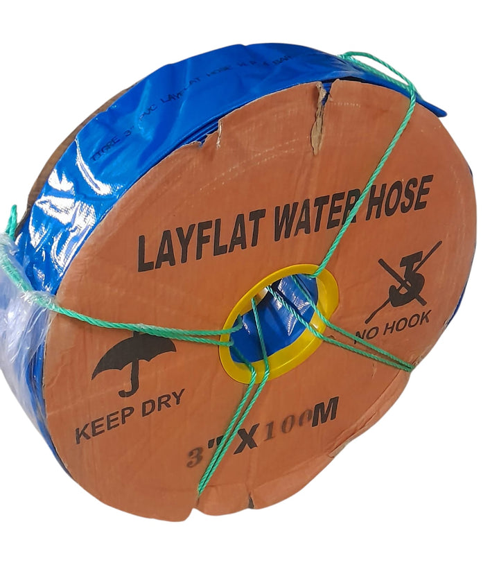 Hose 3" Delivery Blue Layflat Sold by Roll 100M
