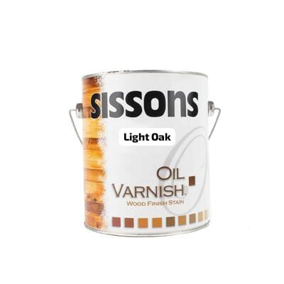SISSONS Wood Stain Gal Light Oak Oil Varnish