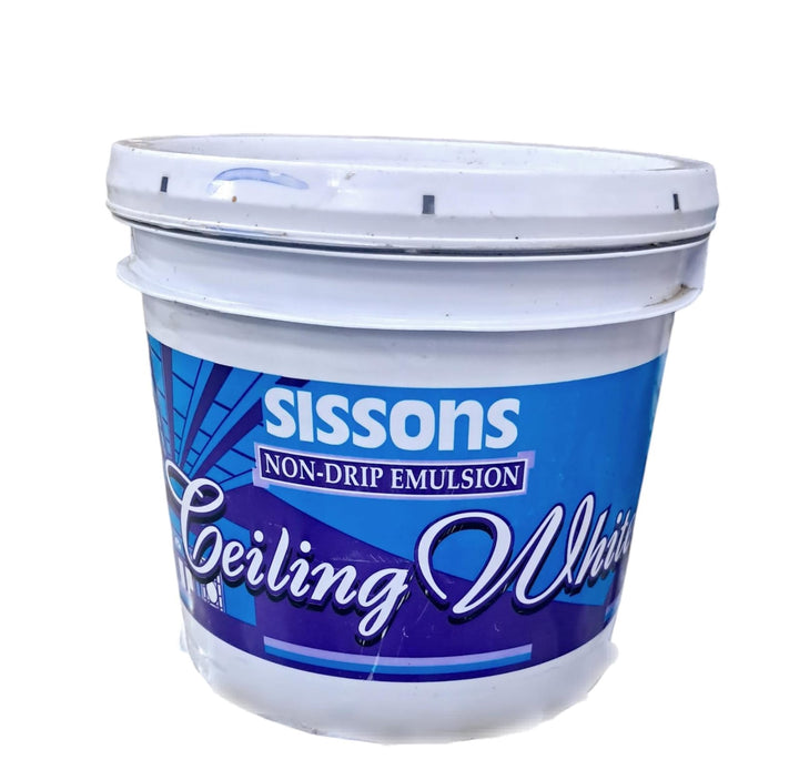 SISSONS Paint Flat White Ceiling Non Drip 1 Ga