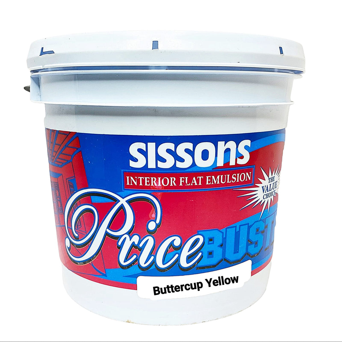 SISSONS Paint Flat Buttercup Yellow Price Bust