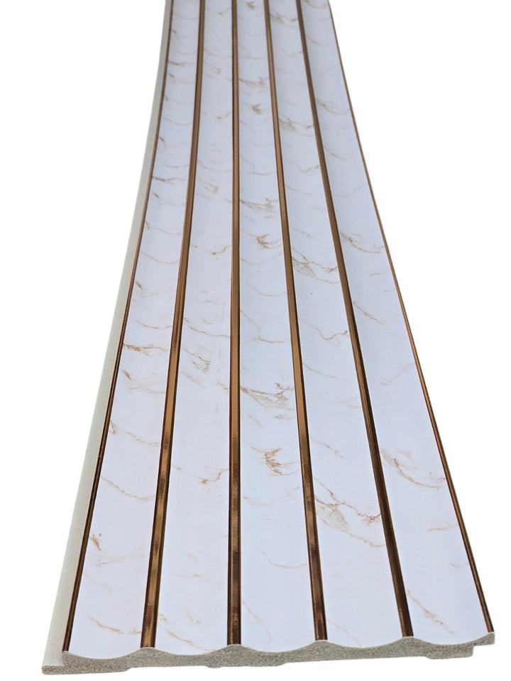 Wall Panel White and Gold PS03 160X12X2900MM”