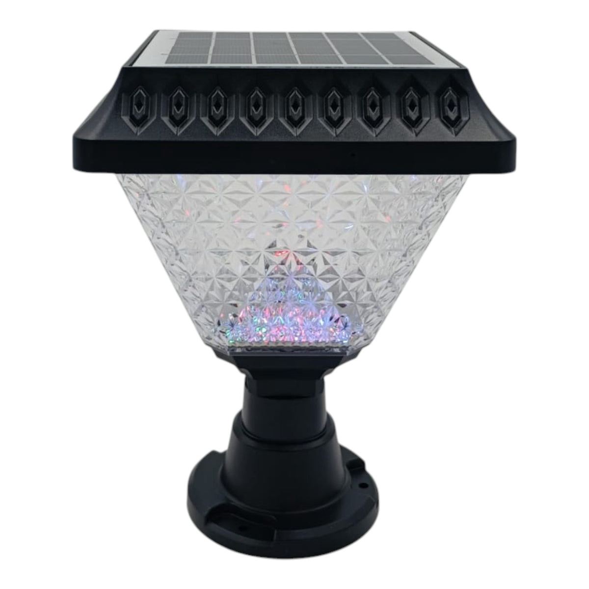 JFNV Solar Lamp LED Post Top Garden Lights J.f.n.v Square Tricolor