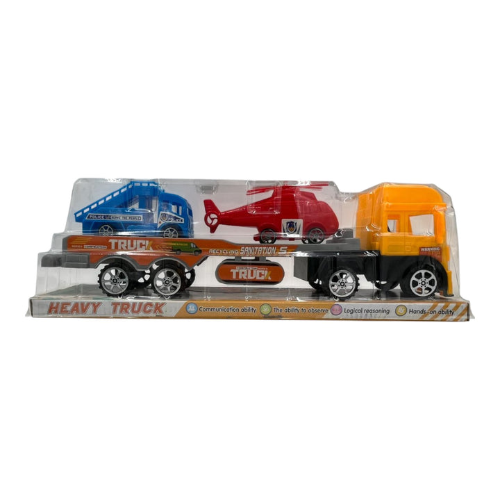 GENERIC Toy Push Truck GP-3203 688-008 Heavy Construction Sanitation Recycling