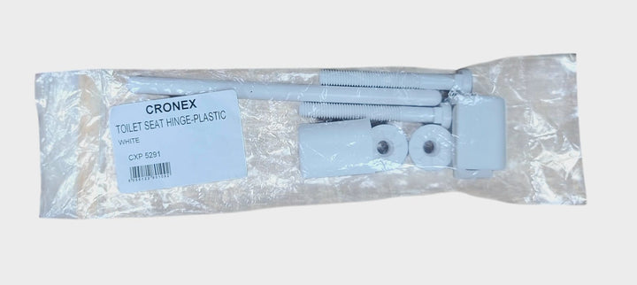 CRONEX Toilet Seat Hinge Replacement Plastic White CXP5291