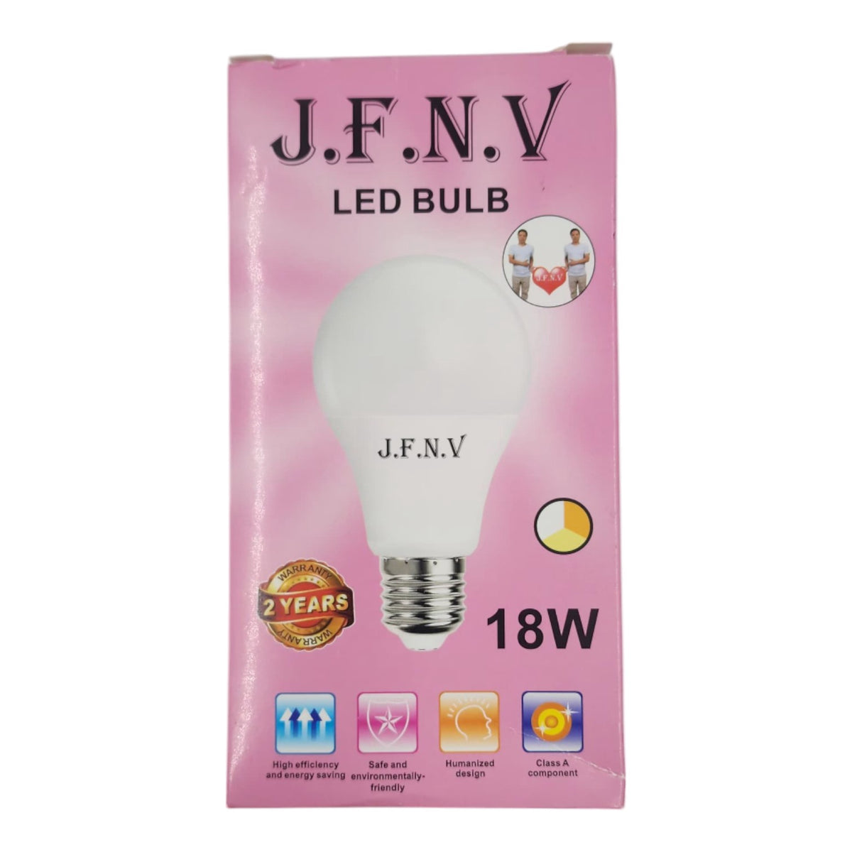 JFNV Bulb LED J.f.n.v 18W Tricolor 85-265V E27 White / Warm White / Gold