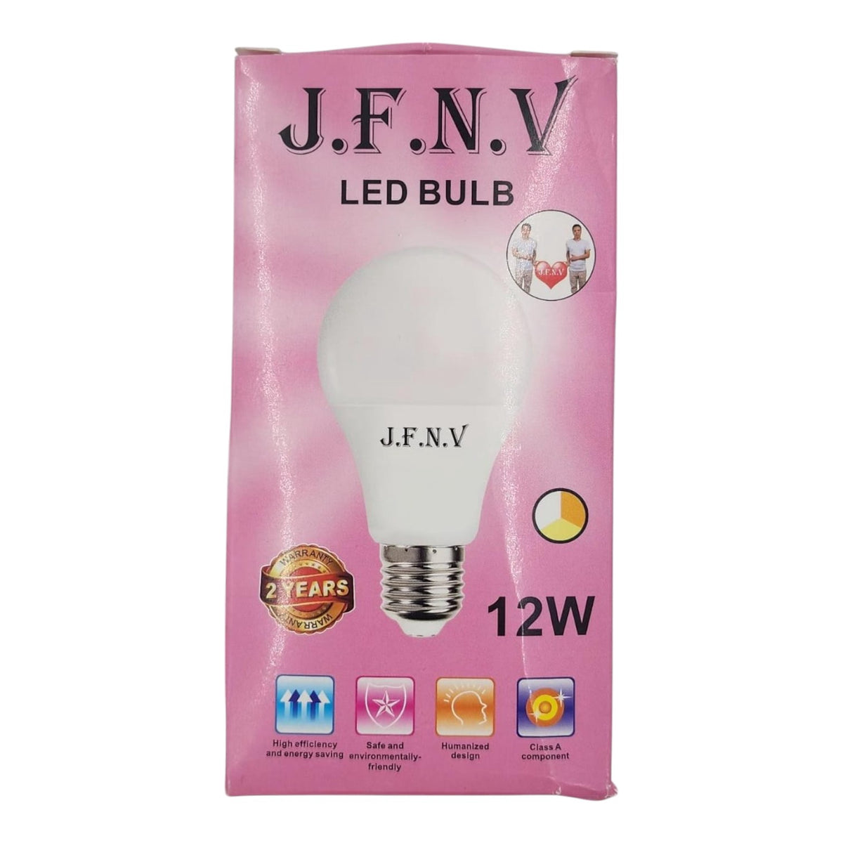 JFNV Bulb LED J.f.n.v 12W Tricolor 85-265V E27 White / Warm White / Gold