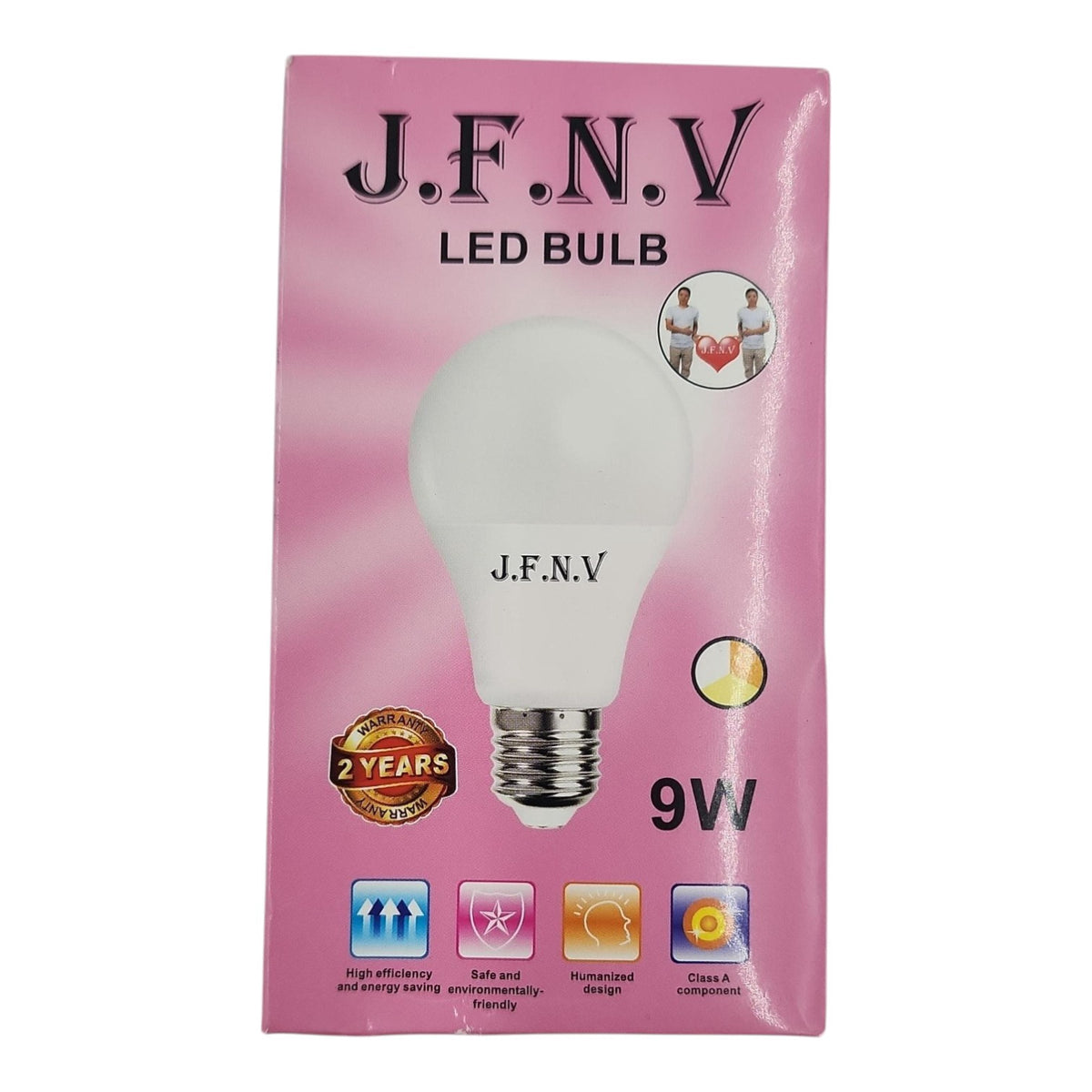 JFNV Bulb LED J.f.n.v 9W Tricolor 85-265V E27 White / Warm White / Gold