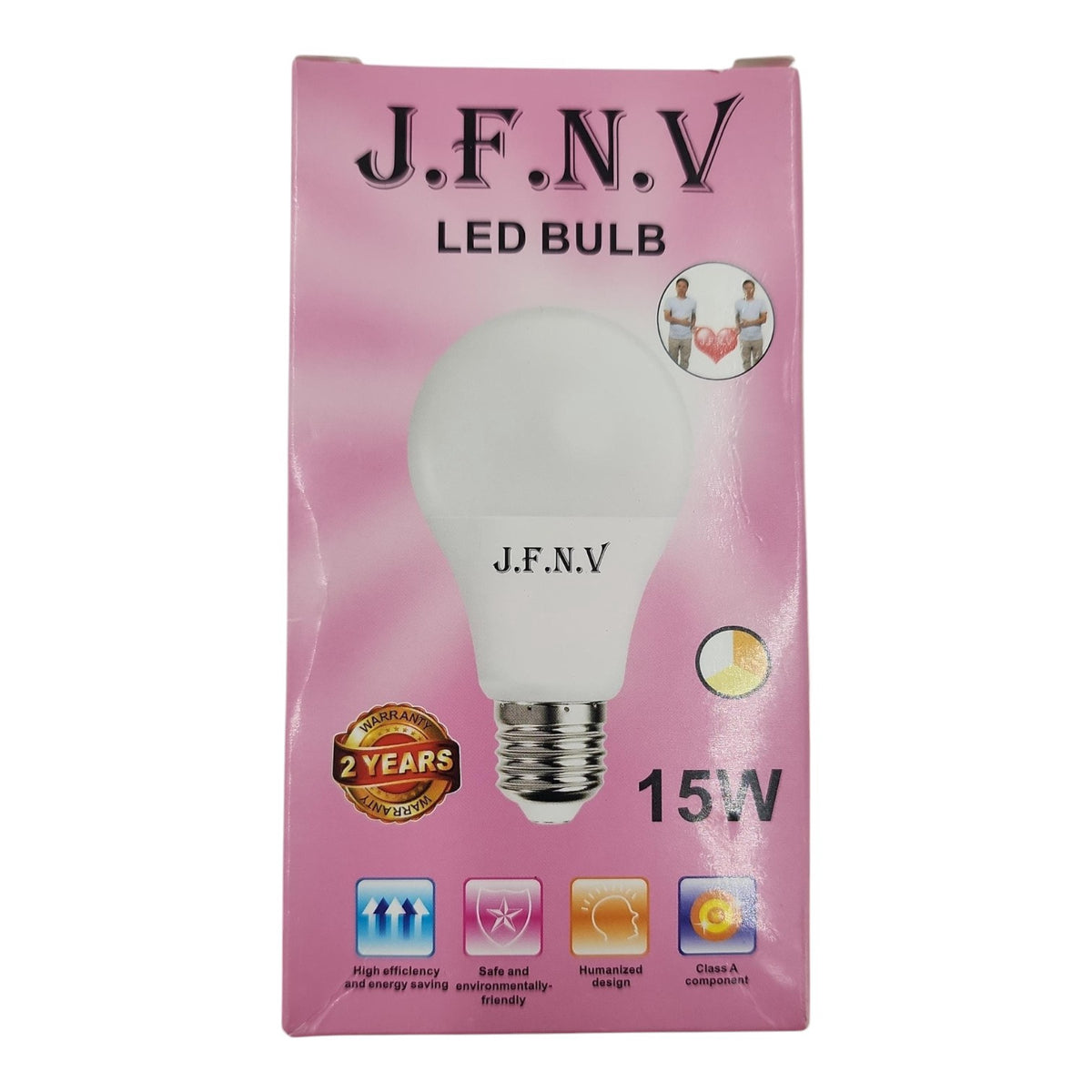 JFNV Bulb LED J.f.n.v 15W Tricolor 85-265V E27 White / Warm White / Gold