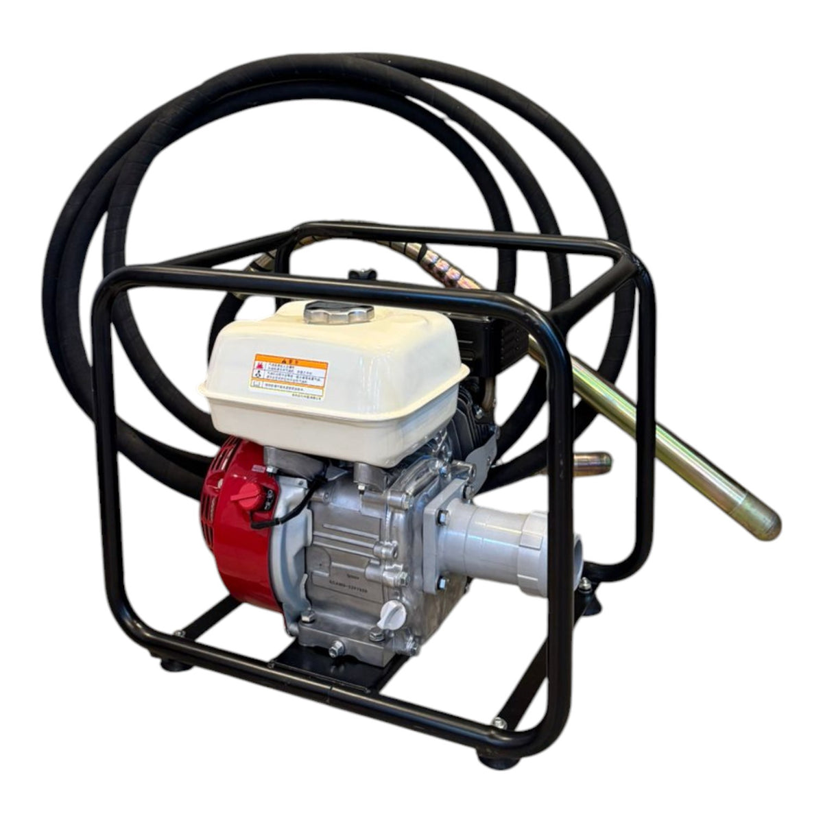 HONDA Concrete Vibrator Black + Poker 8M 25FT GX160 Gas 5.5HP
