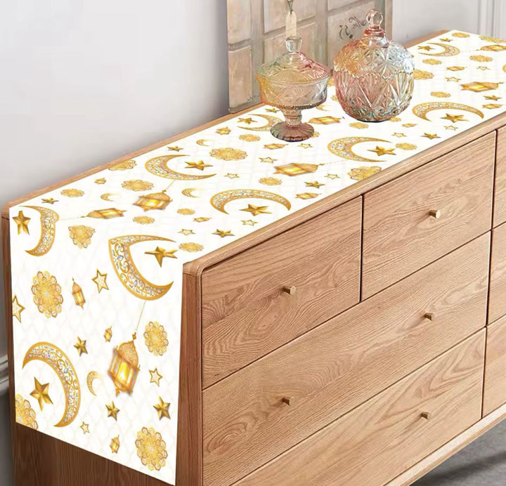 Eid / Ramadan Table Runner Decor Moon