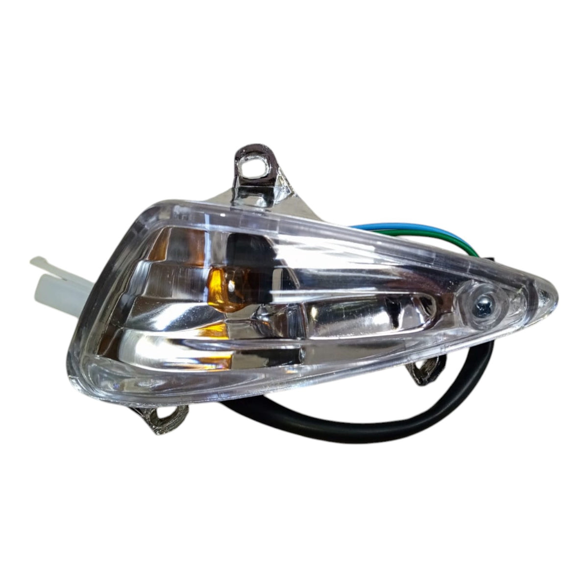 KAMAX M/CYCLE Trafficator Front Right LD2R 12V 10W Silver 110CC CD110 for Asian LEOPARD-1