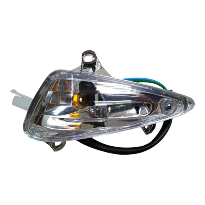 KAMAX M/CYCLE Trafficator Front Right LD2R 12V 10W Silver 110CC CD110 for Asian LEOPARD-1