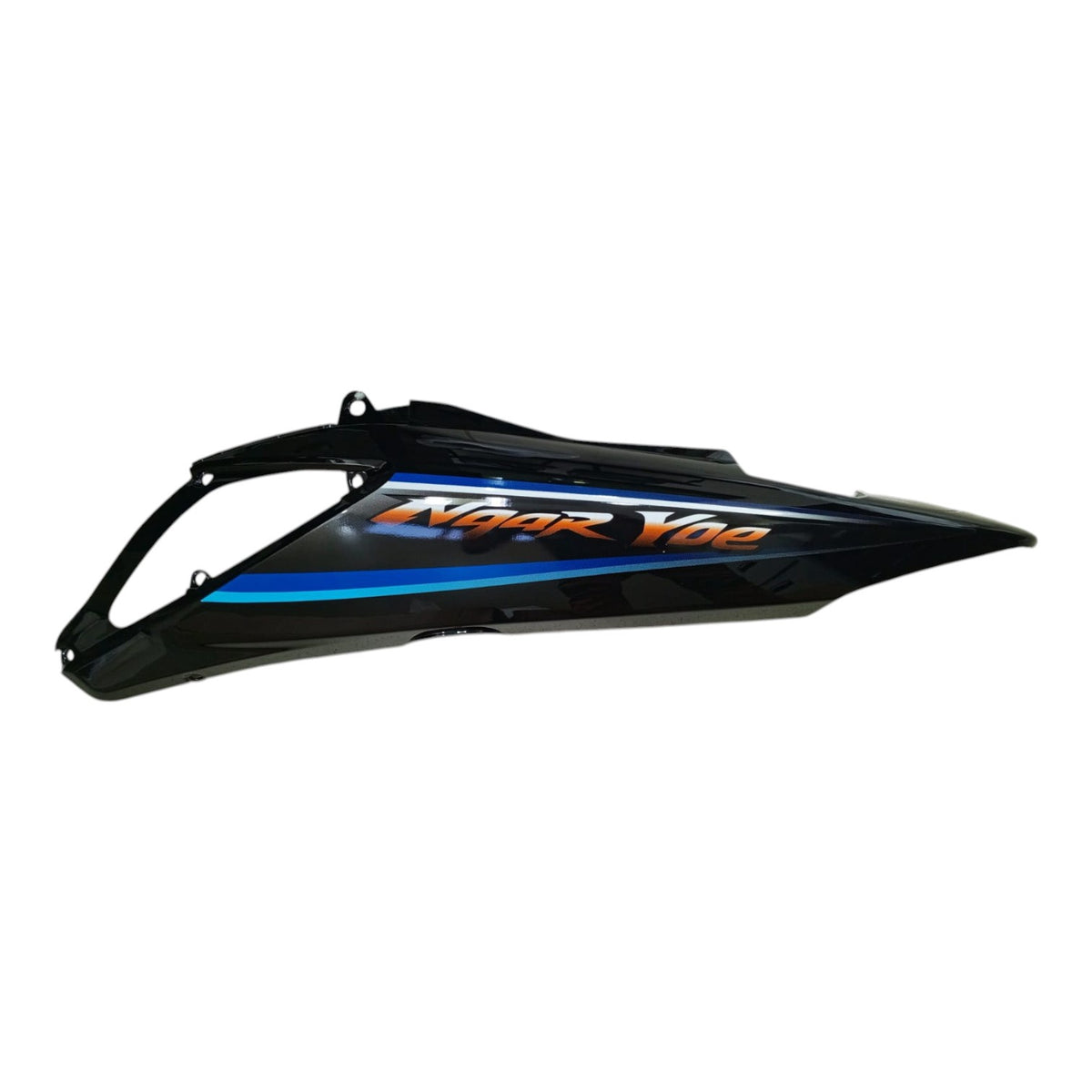KAMAX M/CYCLE Body Rear Skirt Left Black 110CC CD110 for Asian LEOPARD-1