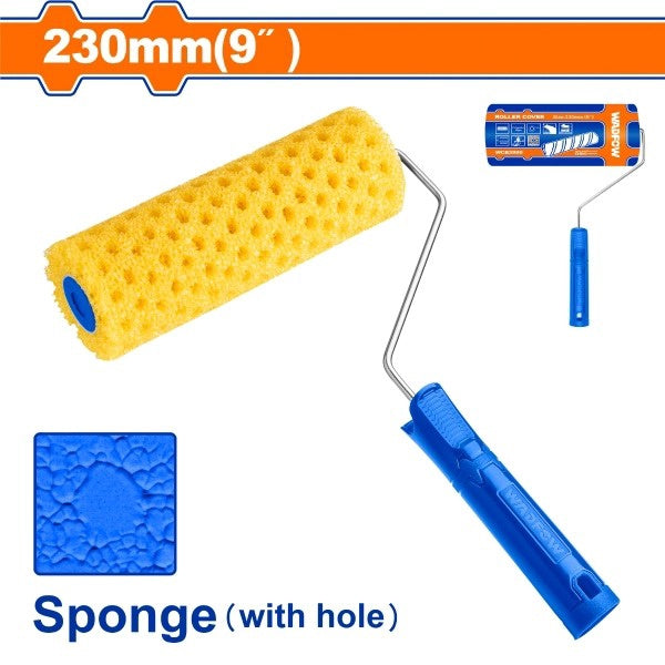 WADFOW Roller Brush 9" WCB5901 with Handle Foam Roller