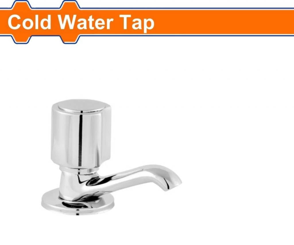 WADFOW Pillar Tap 1/2" Nickle Round Knob WZD2501