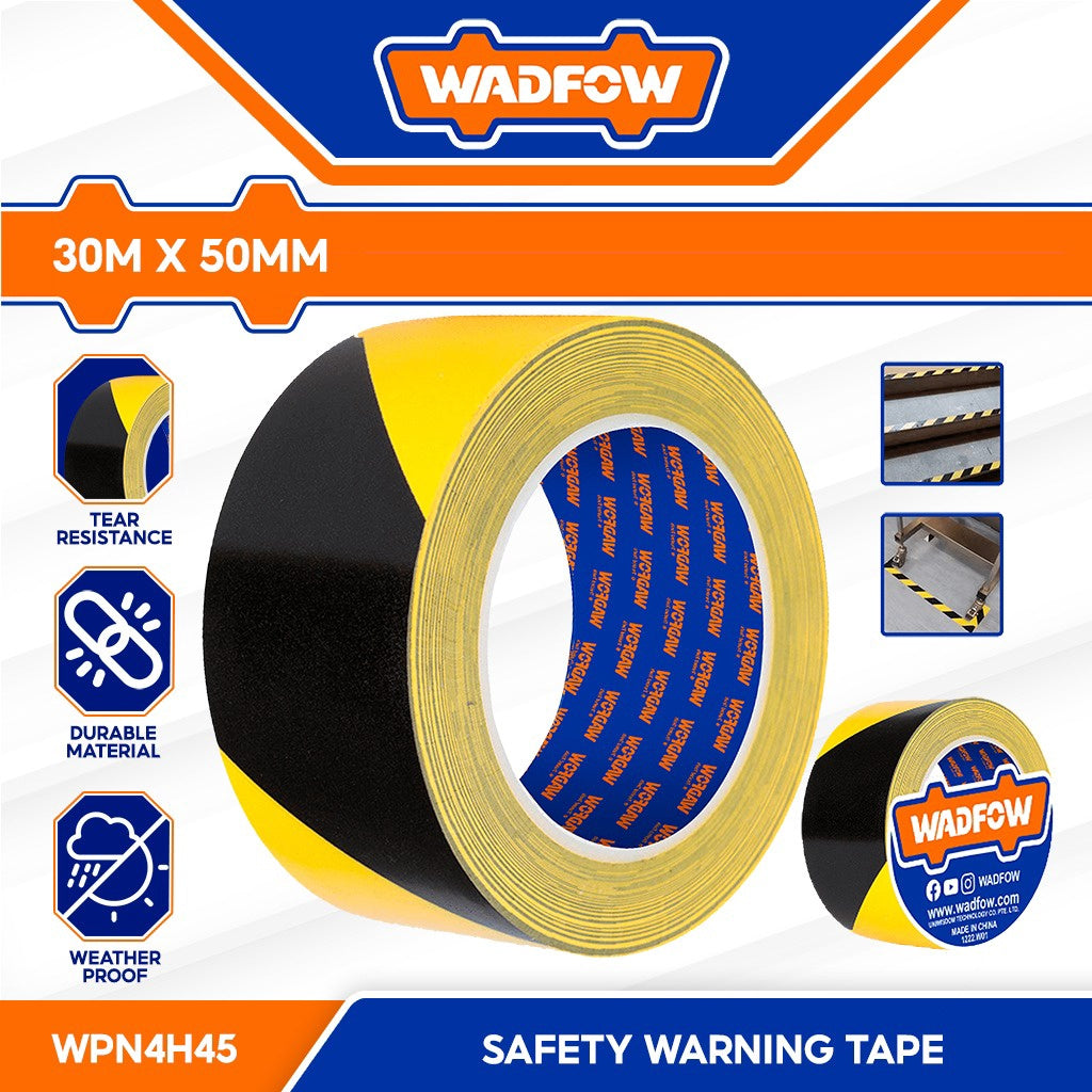 WADFOW Tape PVC Safety Warning 30M X 50MM WPN4H45