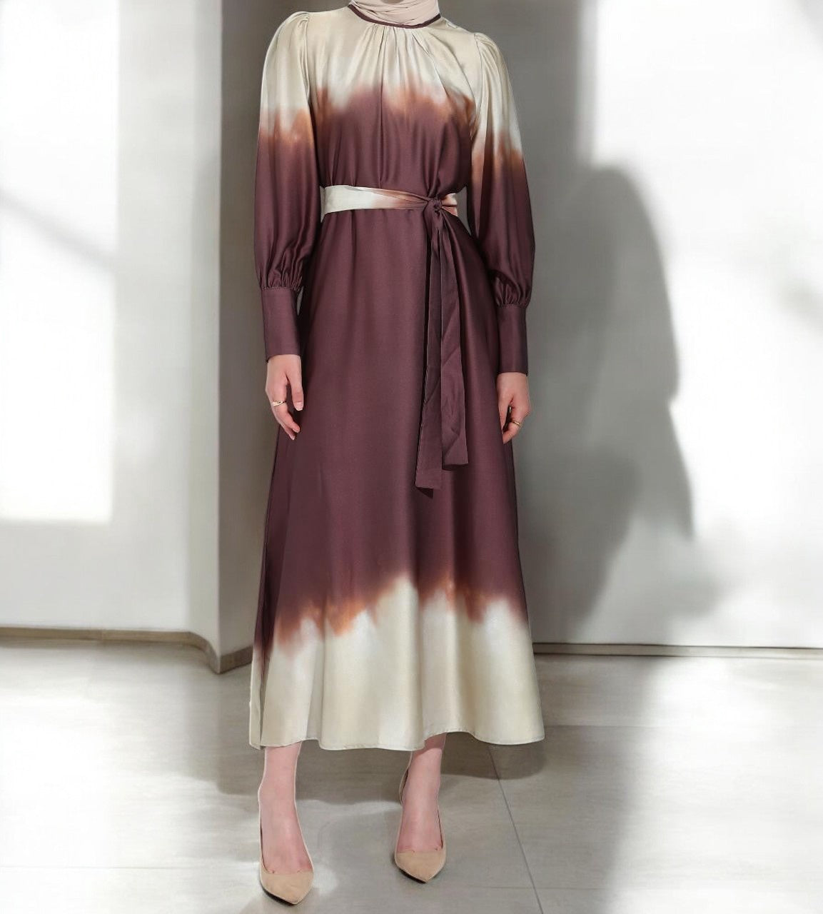 Dress Satin W/BAND Cuff