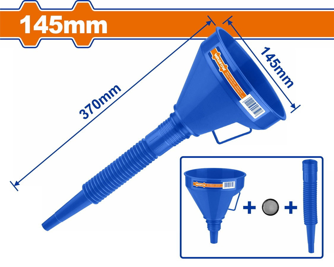 WADFOW Funnel Flexible Plastic WUF1302