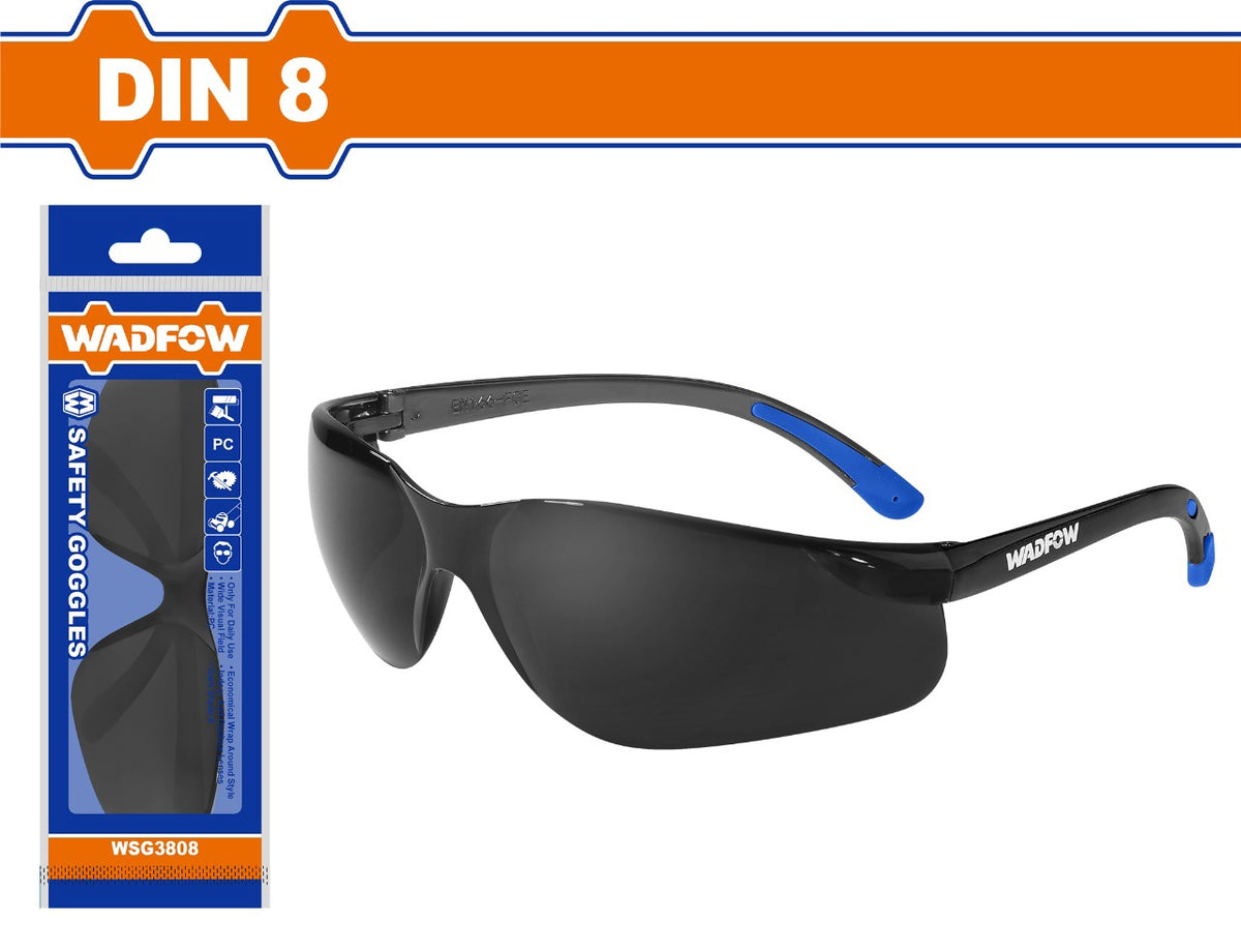 WADFOW Safety Goggles Dark WSG3808