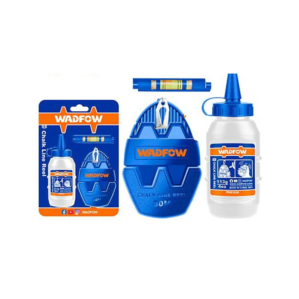WADFOW Chalk Line 30M WHX1630 Reel with Level