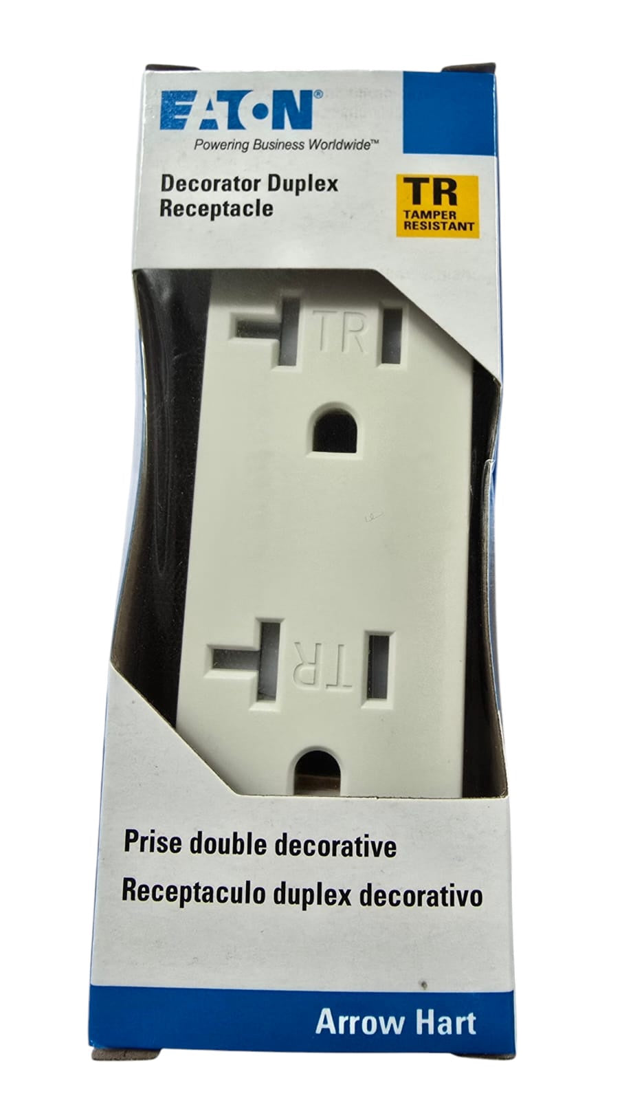 EATON Point Duplex Outlet Decora 20AMPS 125V Tr