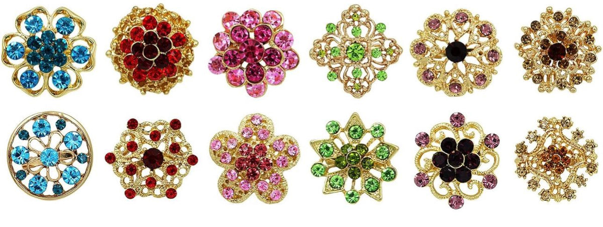 Hijab Accessories Brooch Pin Small Pair (2PC)