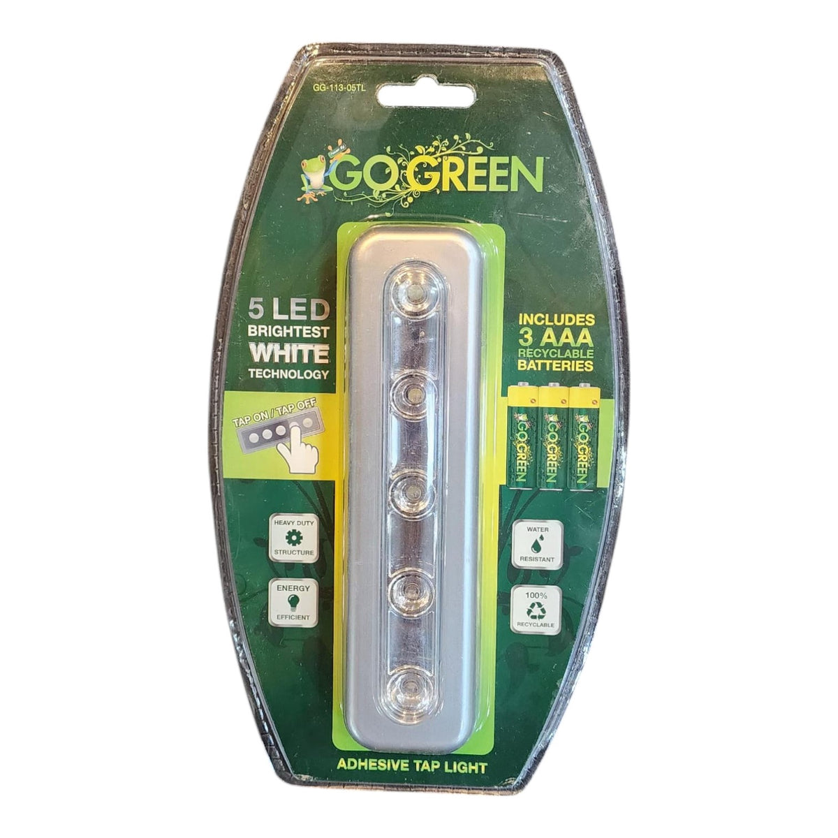 GO GREEN Night Light LED GG-113-05TL 5 LED Tap Light