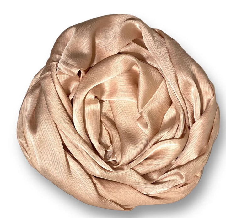 Hijab Scarf Satin Ribbed Assorted Colors