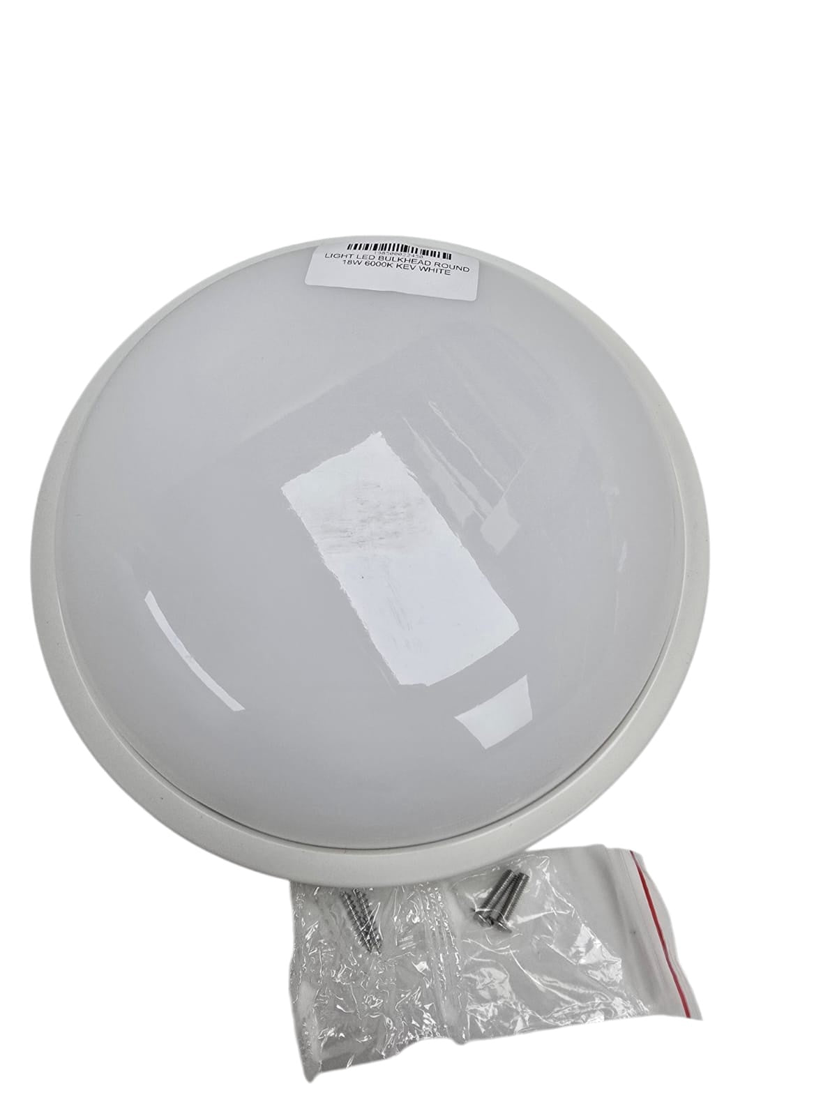 KEV Light LED Bulkhead Round 18W 6000K White