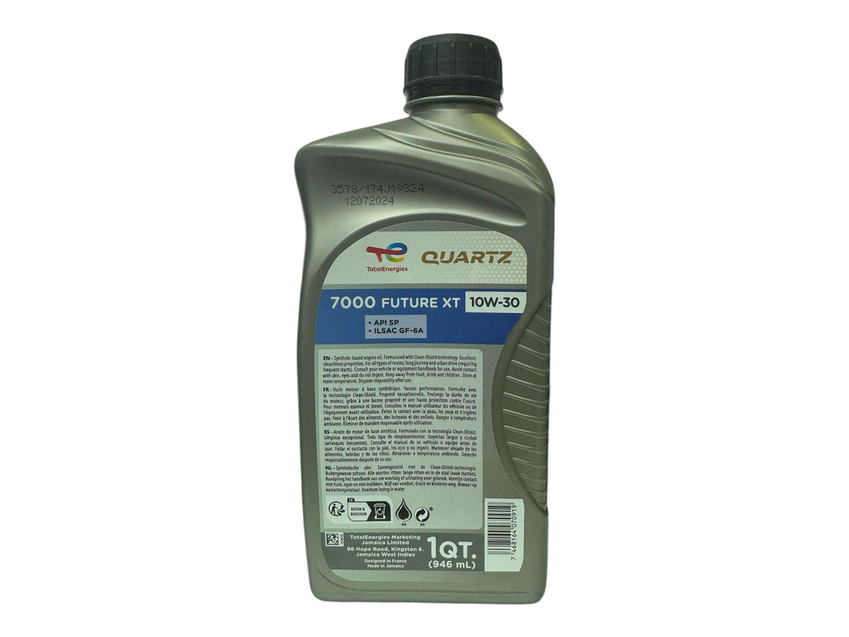 TOTALENERGIES Oil Total Energies Quartz 7000 Future Xt 10W-30 1 Qt 946ML