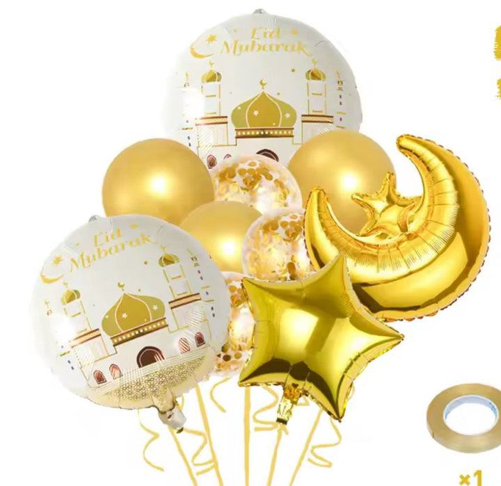 Ramadan / Eid Balloon Decor Kit Assorted
