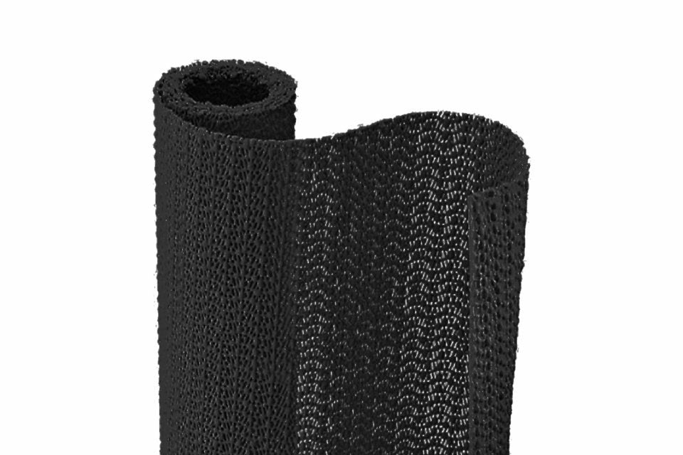JESSAR Shelf Liner Beauty Cover 60" X 14" Black 6-00308