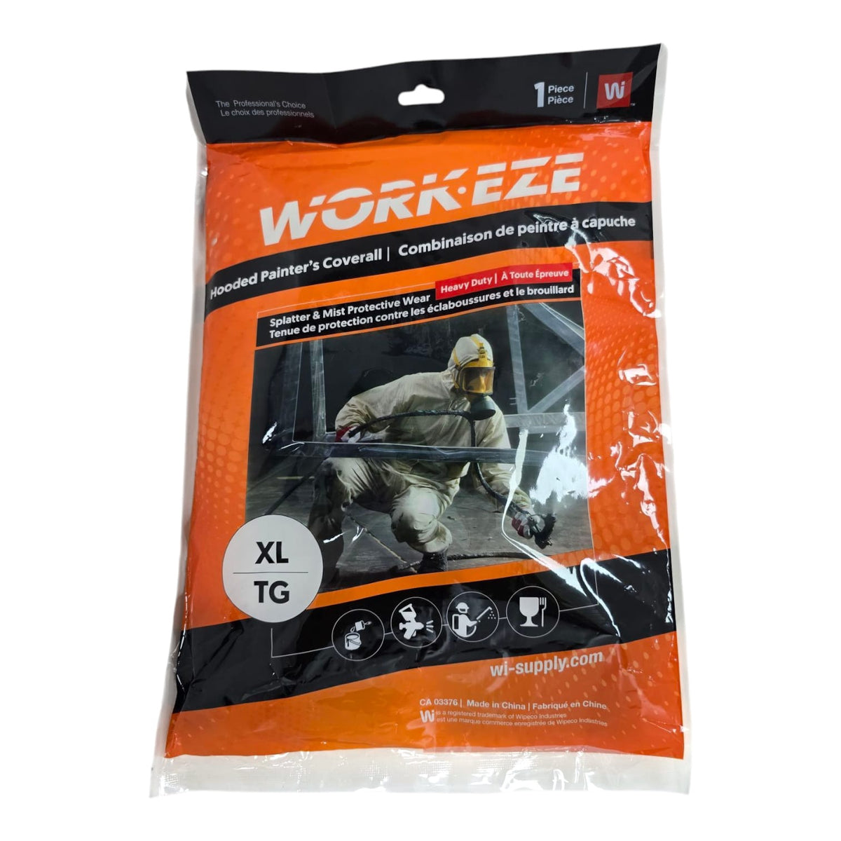 Hooded Painter's Coverall Workeze Xl CMP50127W-XL