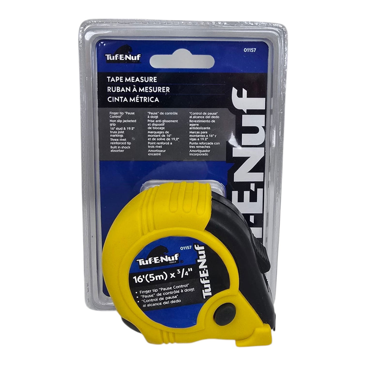 TUFF-E-NUFF Measuring Tape 16FT TUF-E-NUF 01157