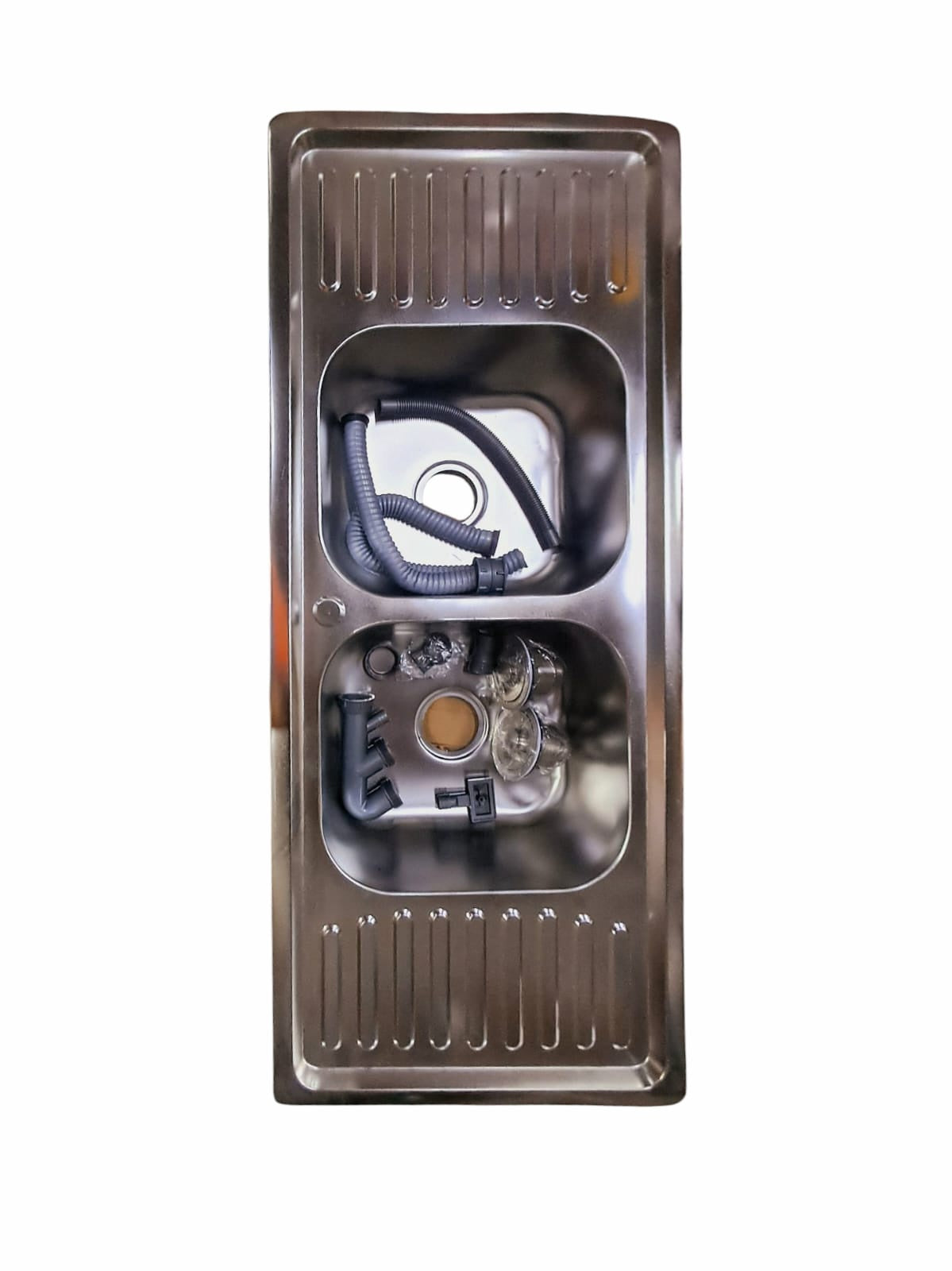 SINK D/BOWL D/DRAIN 47" X 20" X 8" W/WASTE NSC-2086