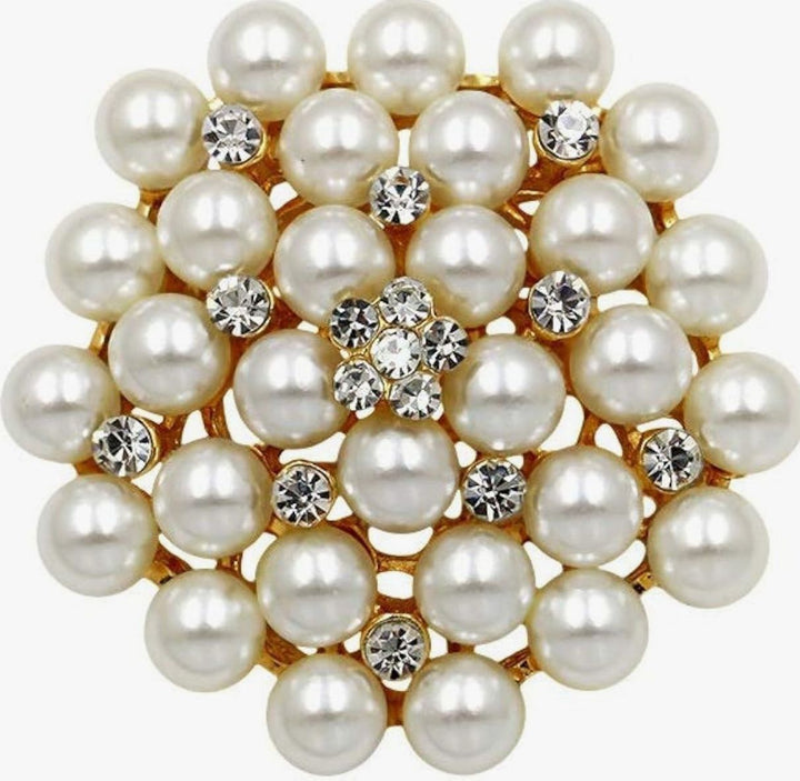 Hijab Accessories Brooch Pearl Large Assorted