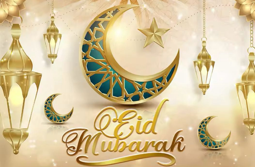 Eid / Ramadan Backdrop Reusable Assorted 59 X 39 Inches