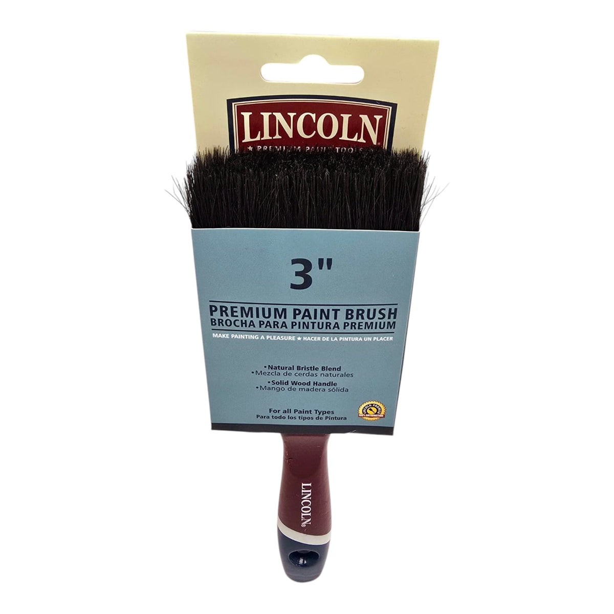 LINCOLN Paint Brush 3" LNA1007 Wood Handle