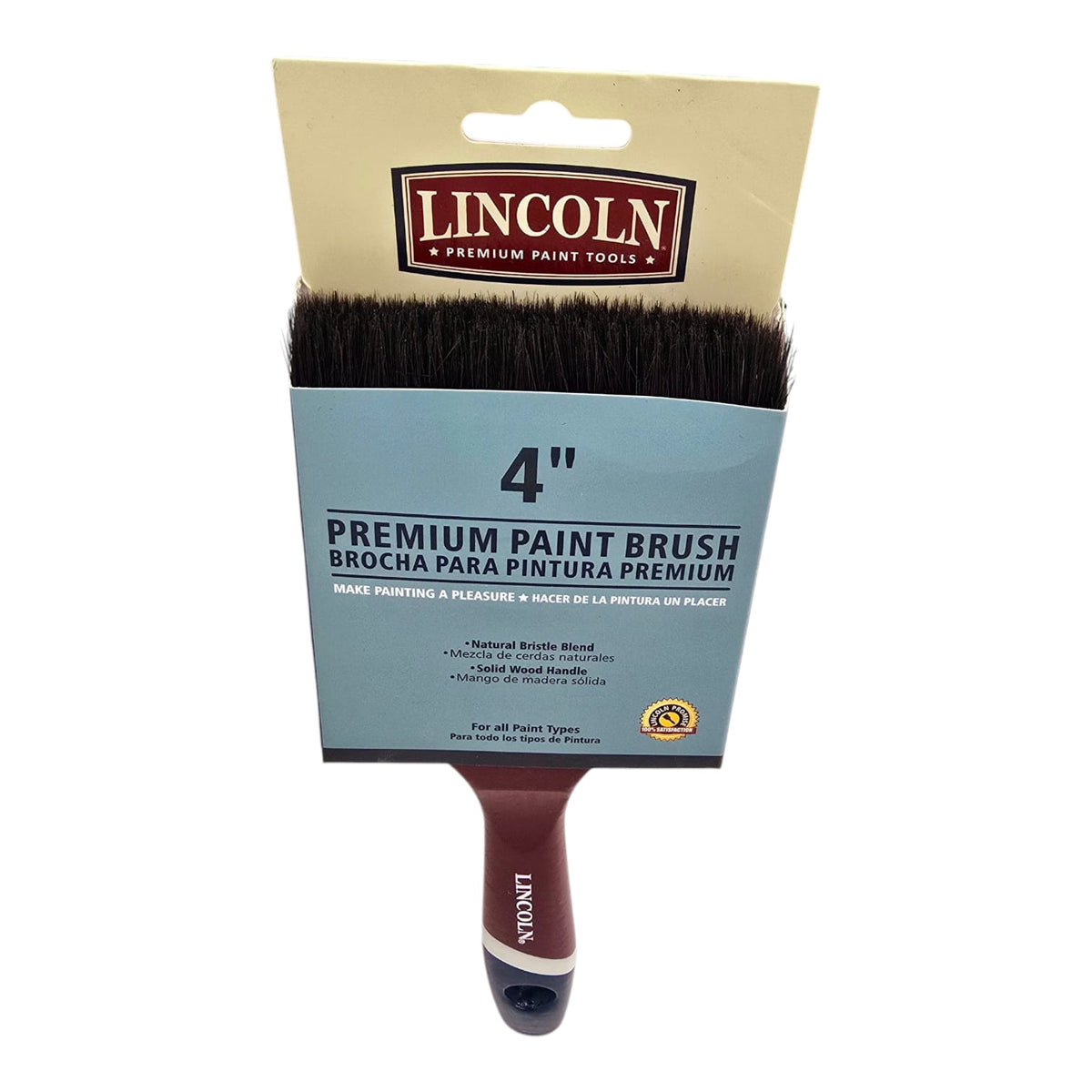 LINCOLN Paint Brush 4" LNA1008 Wood Handle